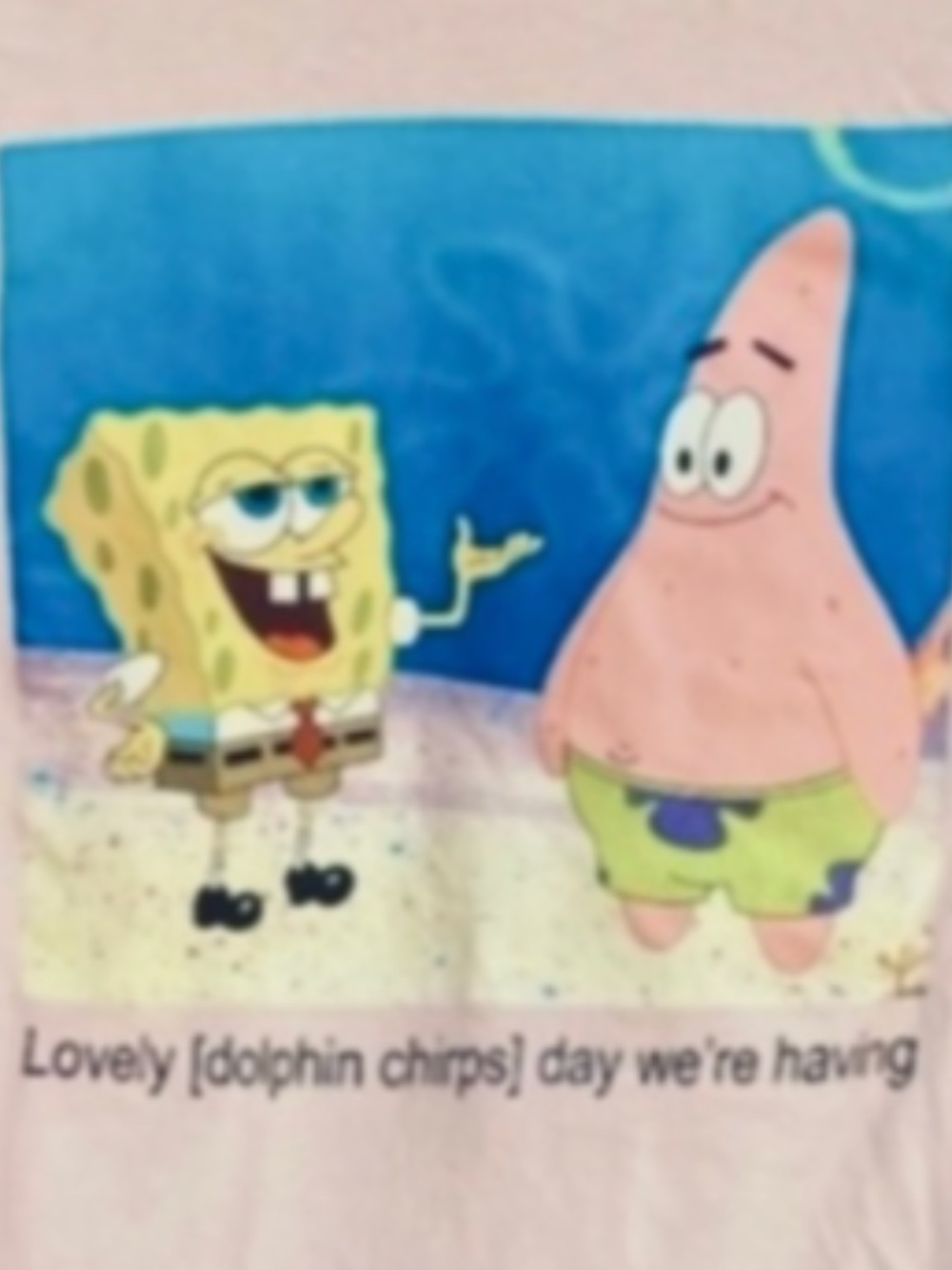 Spongebob “Sailor Mouth” 🐬 Unisex Graphic T-Shirt Nickelodeon Women Med/Men Sm